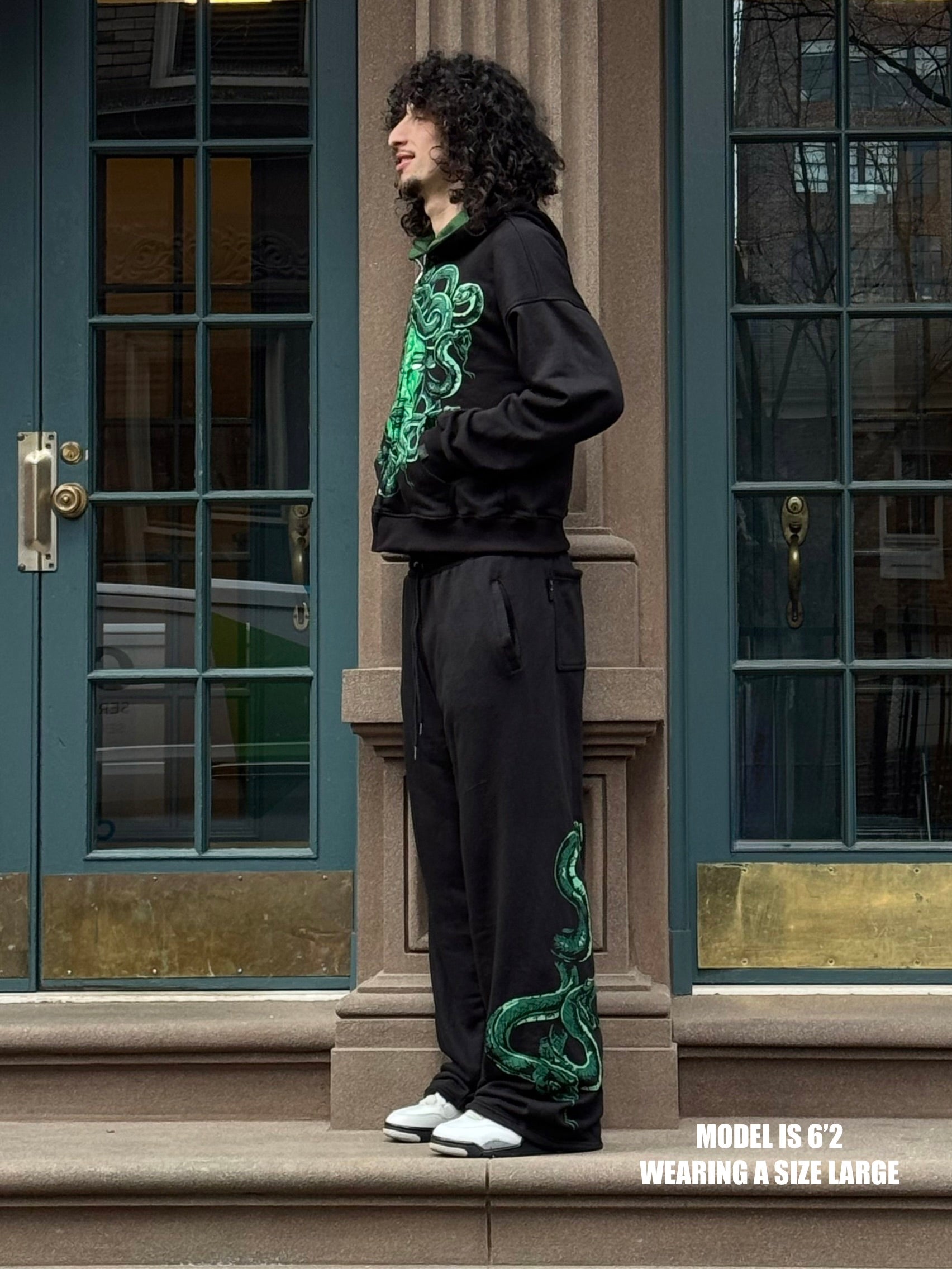 SNAKE SWEATPANTS